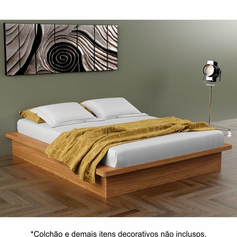 Cama Japonesa Casal Baixa sem Cabeceira MDF TW22 Dalla Costa